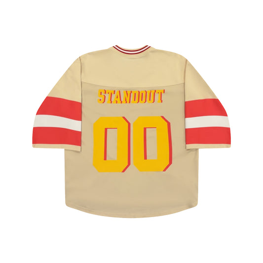 Cream Standout Studio Hockey Jersey