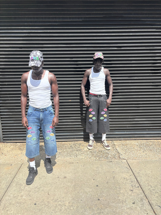 Black 90's Luv Jorts